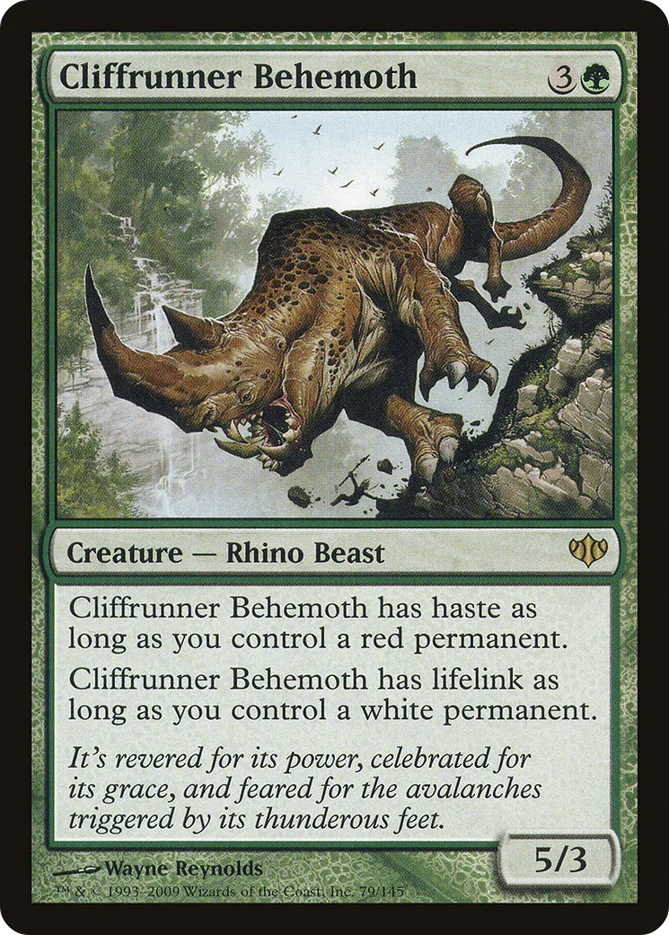 Cliffrunner Behemoth — Conflux — Magic: The Gathering