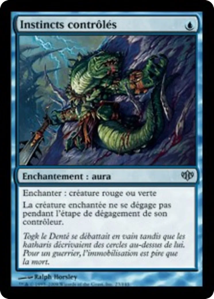 Instincts contrôlés — Conflux — Magic: The Gathering