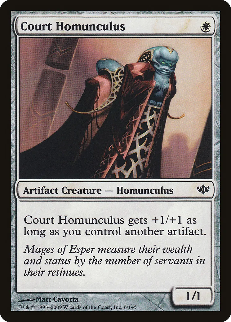 Court Homunculus — Conflux — Magic: The Gathering