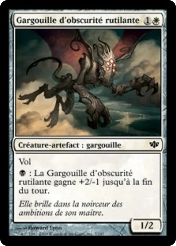 Gargouille d'obscurité rutilante — Conflux — Magic: The Gathering