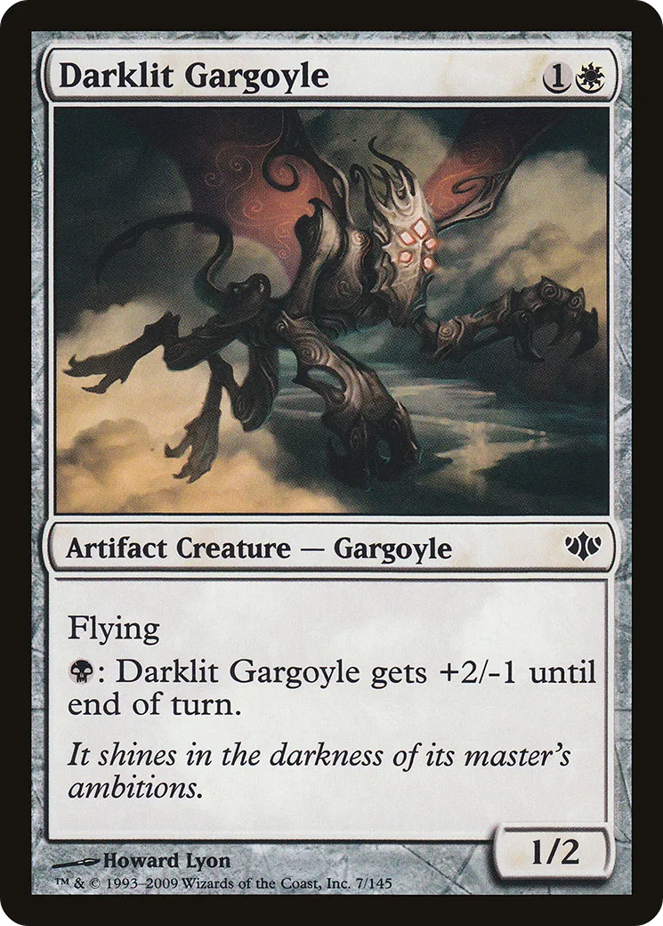 Gargouille d'obscurité rutilante — Conflux — Magic: The Gathering