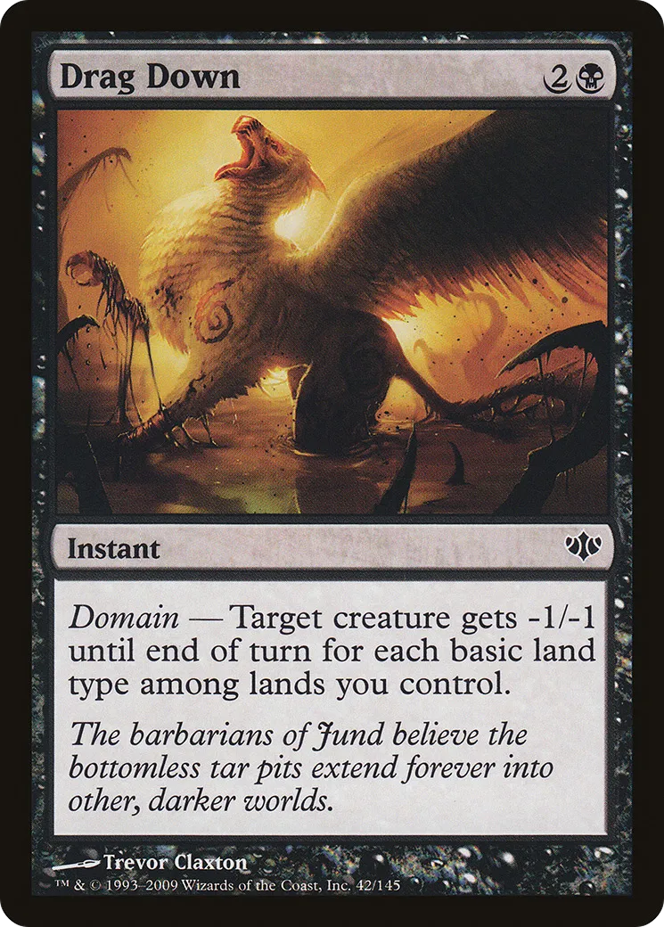 Drag Down — Conflux — Magic: The Gathering