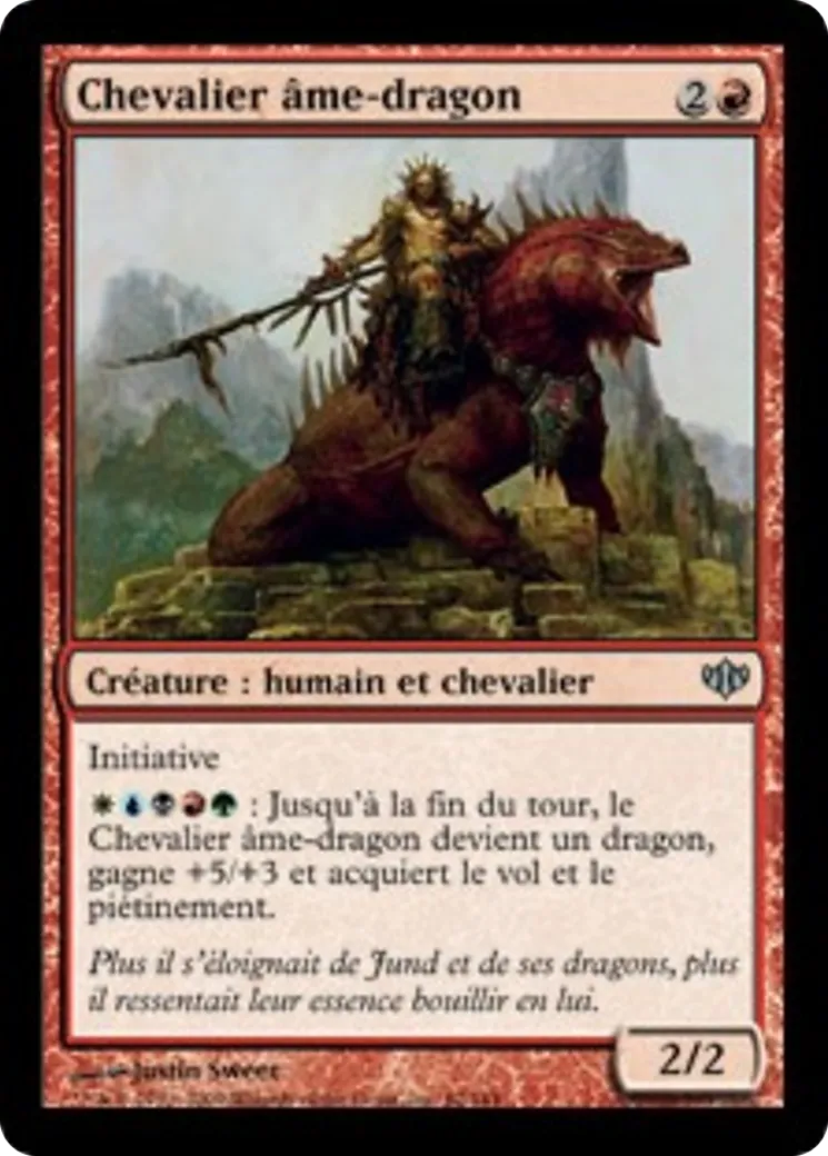 Chevalier âme-dragon — Conflux — Magic: The Gathering