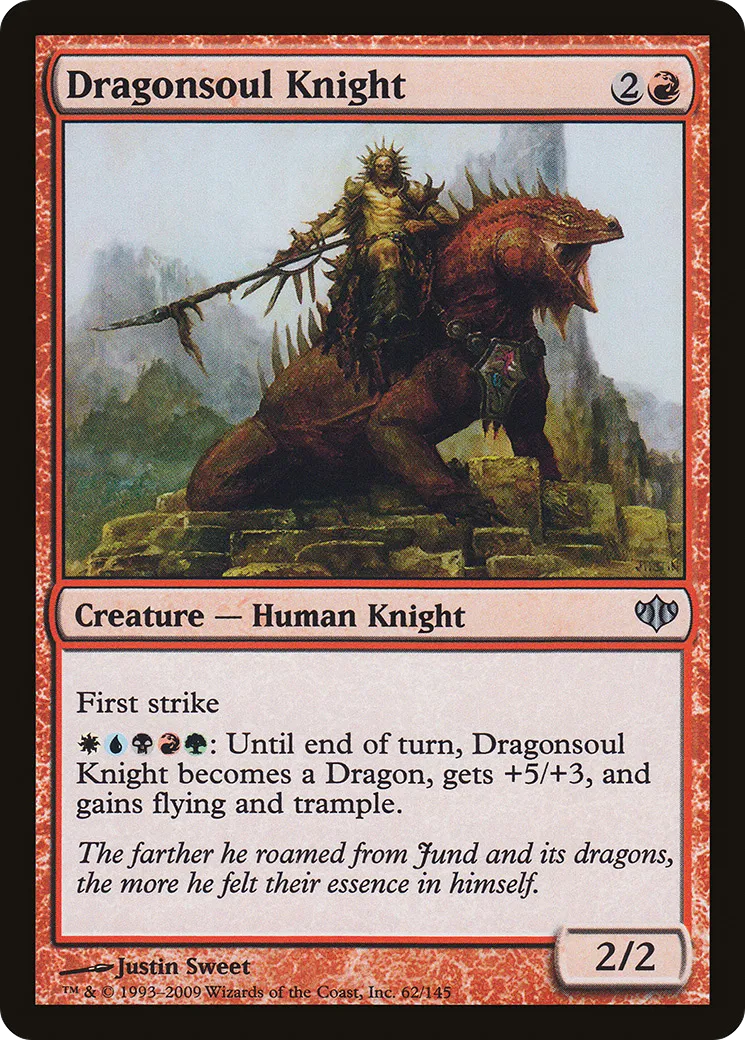 Chevalier âme-dragon — Conflux — Magic: The Gathering