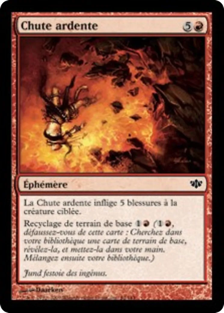 Chute ardente — Conflux — Magic: The Gathering