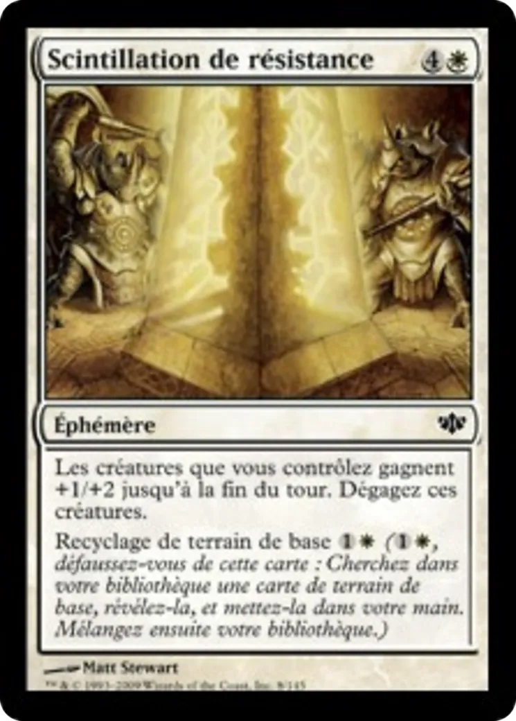 Scintillation de résistance — Conflux — Magic: The Gathering