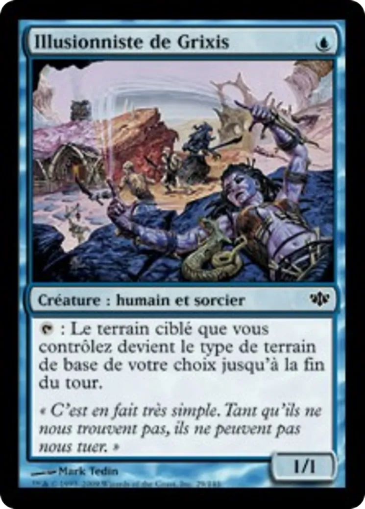 Illusionniste de Grixis — Conflux — Magic: The Gathering