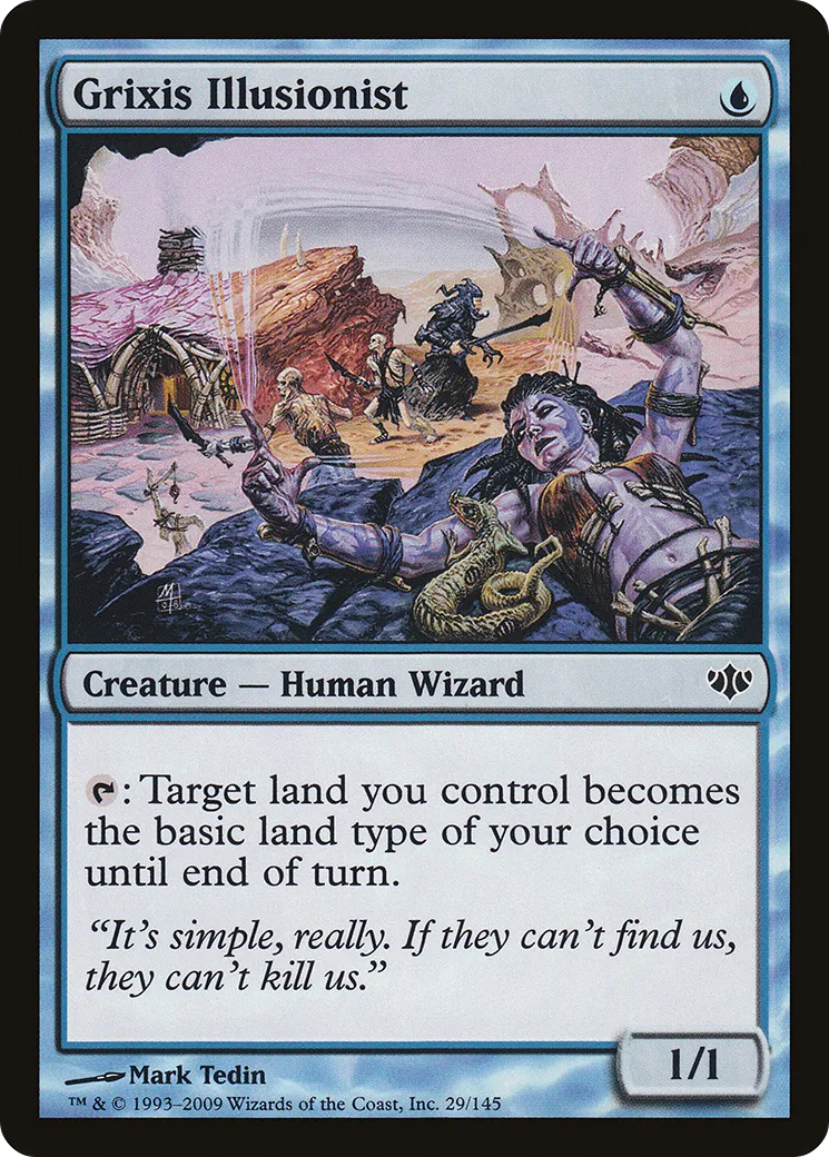 Illusionniste de Grixis — Conflux — Magic: The Gathering