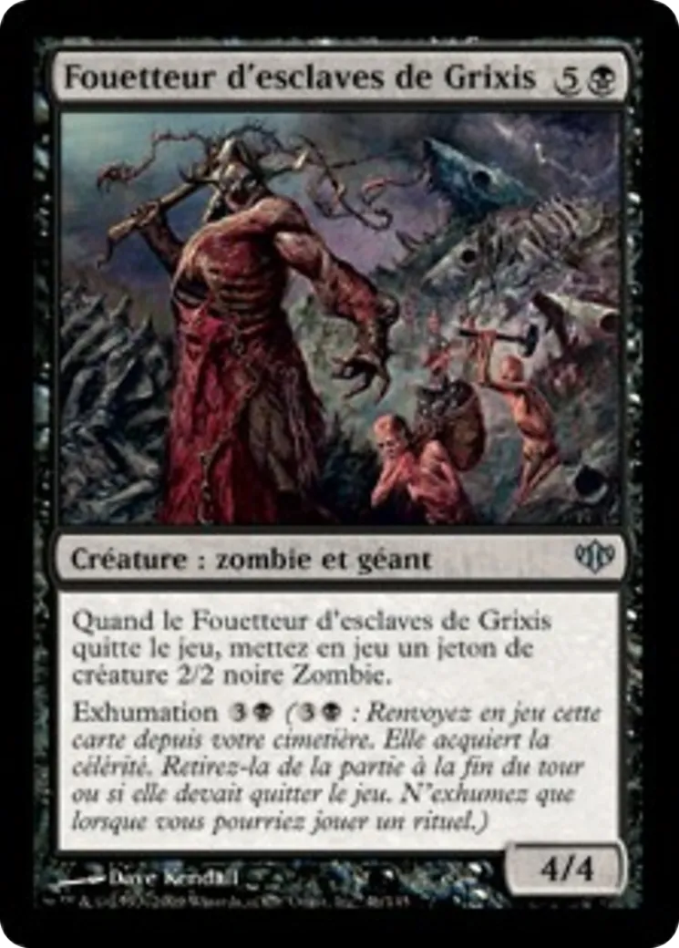 Fouetteur d'esclaves de Grixis — Conflux — Magic: The Gathering