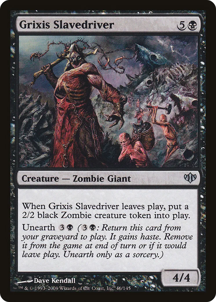 Grixis Slavedriver — Conflux — Magic: The Gathering