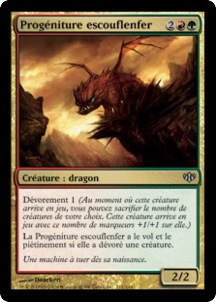 Progéniture escouflenfer from Conflux - Magic: The Gathering