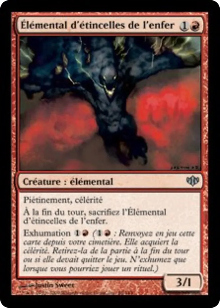 Élémental d'étincelles de l'enfer — Conflux — Magic: The Gathering