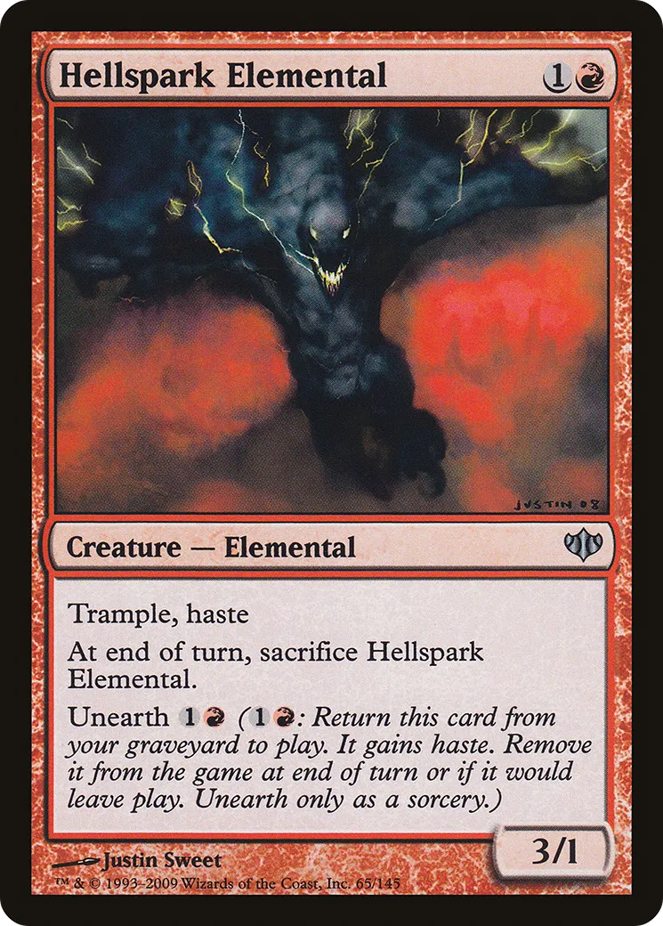 Hellspark Elemental — Conflux — Magic: The Gathering