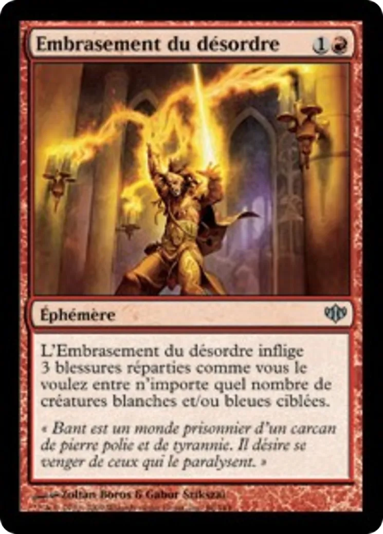 Embrasement du désordre — Conflux — Magic: The Gathering