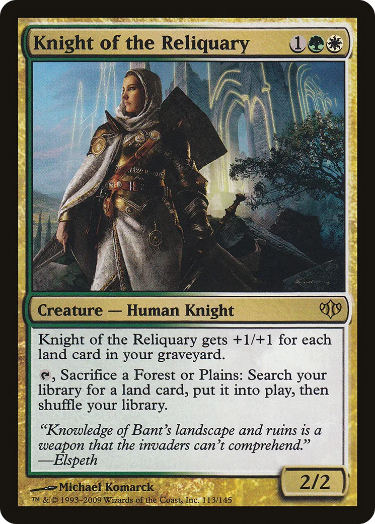 Knight of the Reliquary — Conflux — Magic: The Gathering