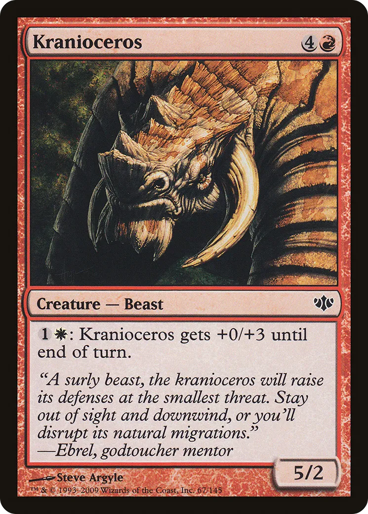 Kraniocéros — Conflux — Magic: The Gathering