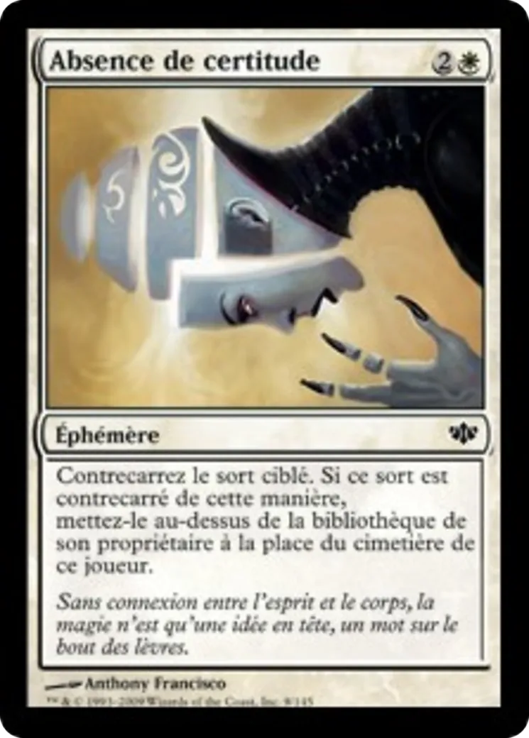 Absence de certitude — Conflux — Magic: The Gathering