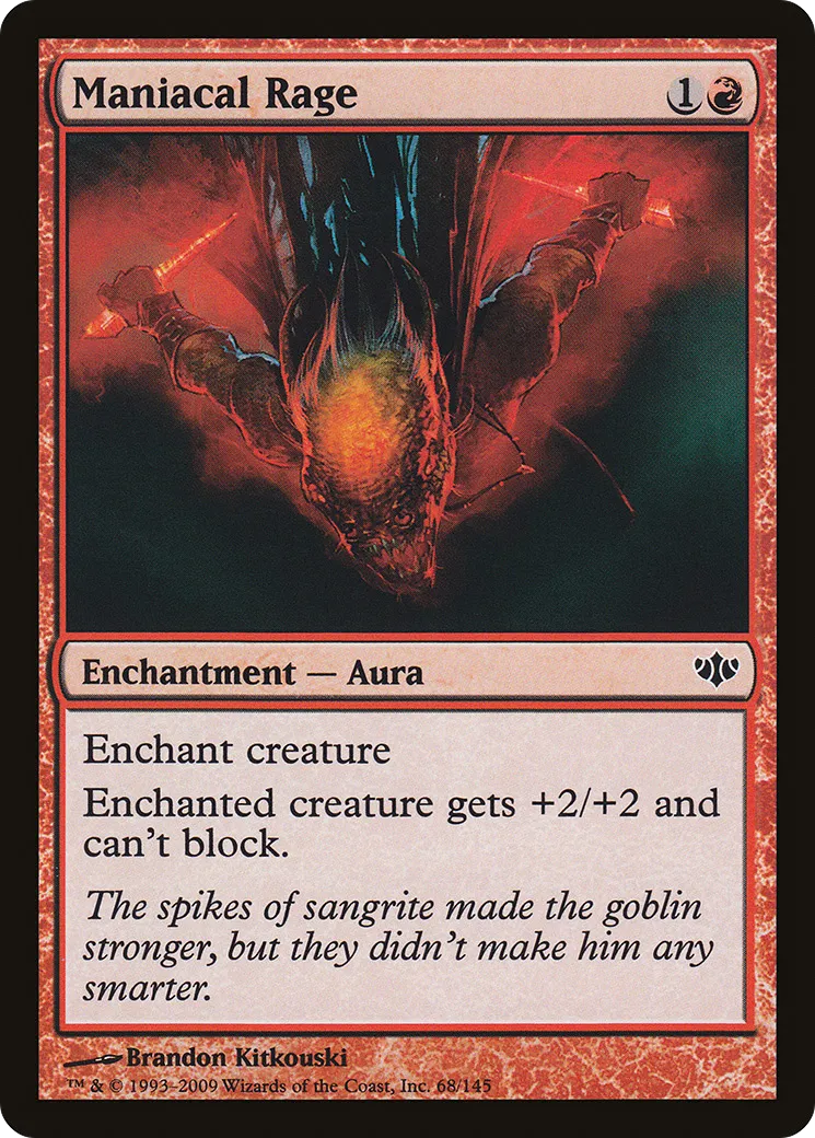Maniacal Rage — Conflux — Magic: The Gathering