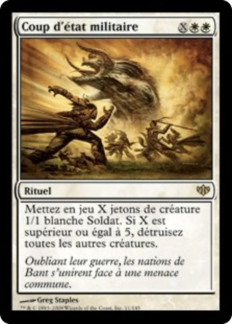Coup d'état militaire — Conflux — Magic: The Gathering