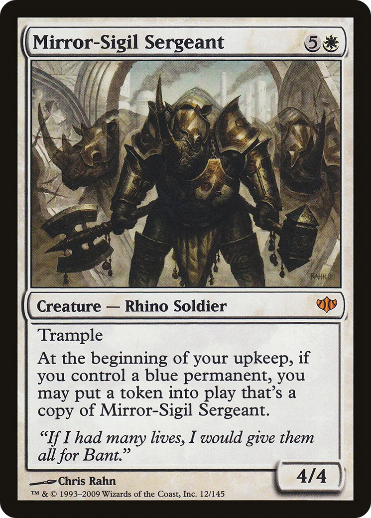 Mirror-Sigil Sergeant — Conflux — Magic: The Gathering