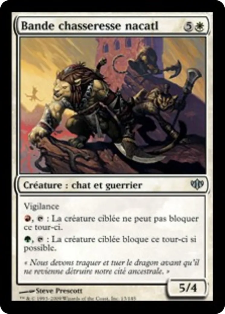 Bande chasseresse nacatl — Conflux — Magic: The Gathering
