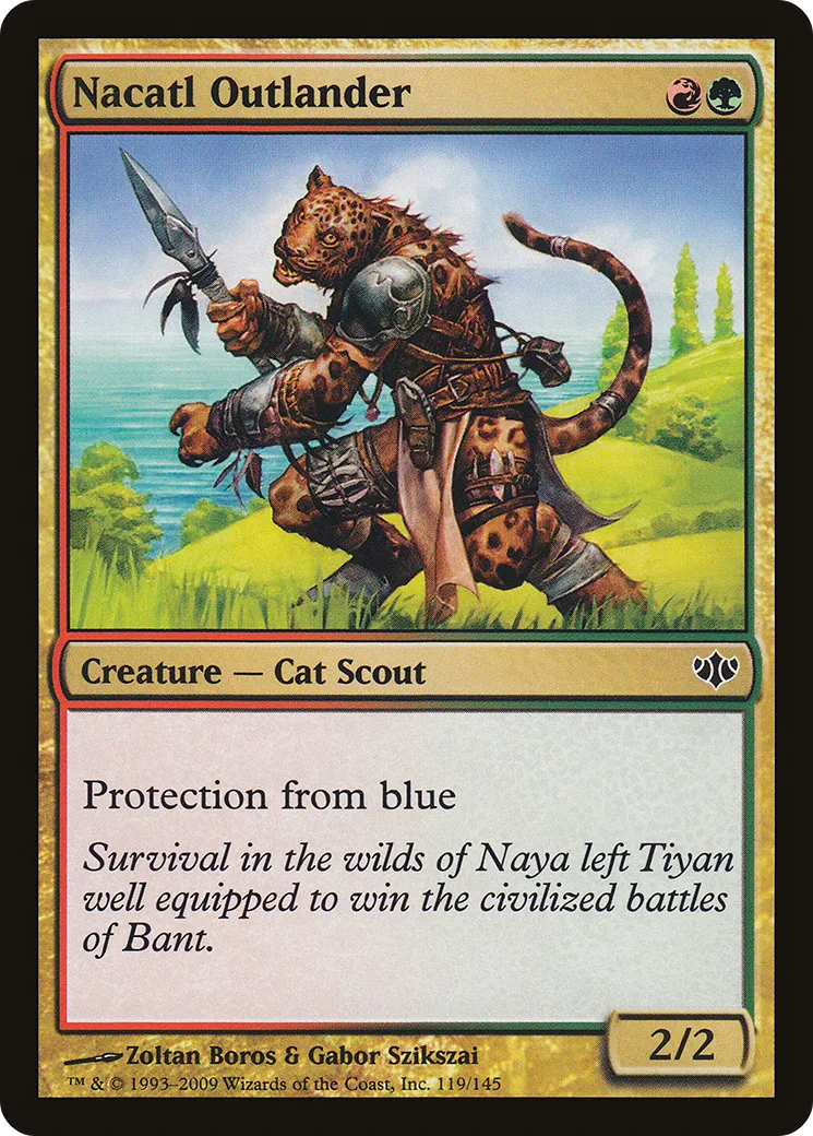 Nacatl Outlander — Conflux — Magic: The Gathering