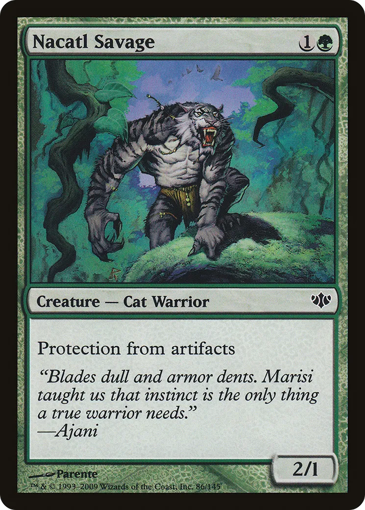 Nacatl Savage — Conflux — Magic: The Gathering