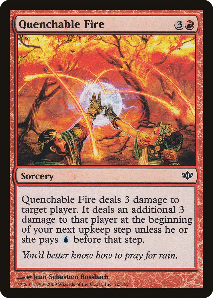 Feu éteignable — Conflux — Magic: The Gathering