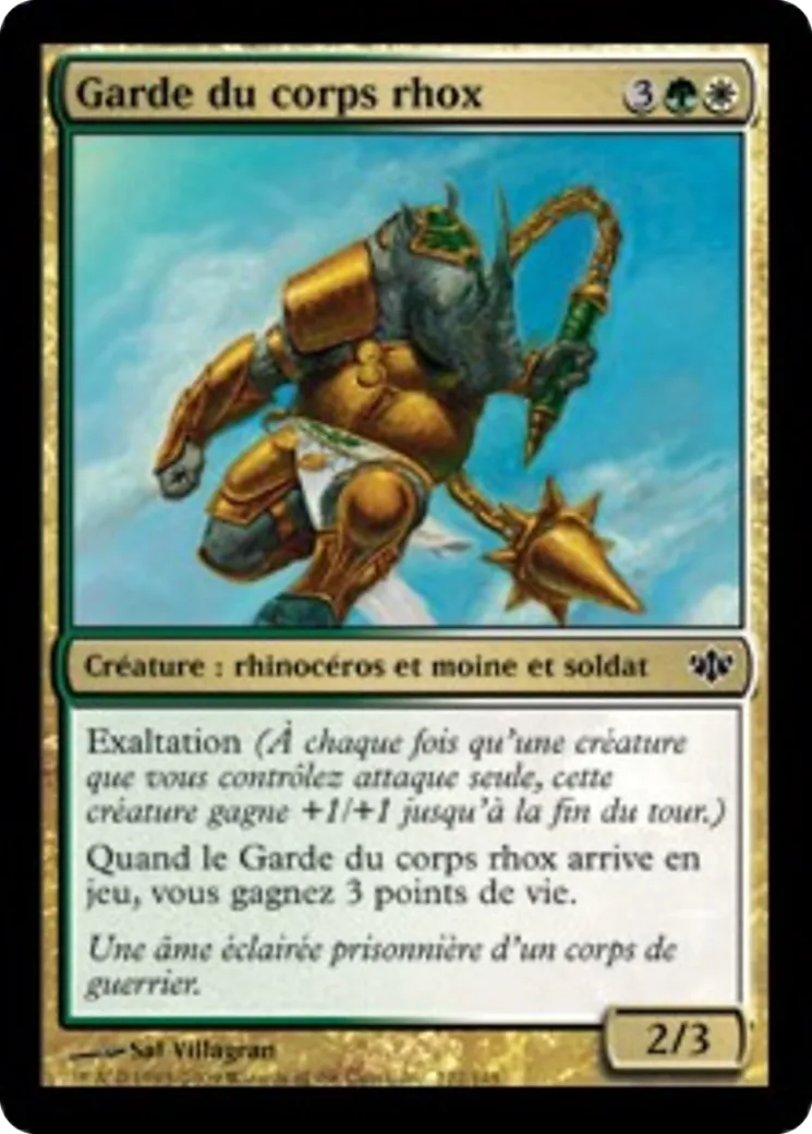 Garde du corps rhox — Conflux — Magic: The Gathering