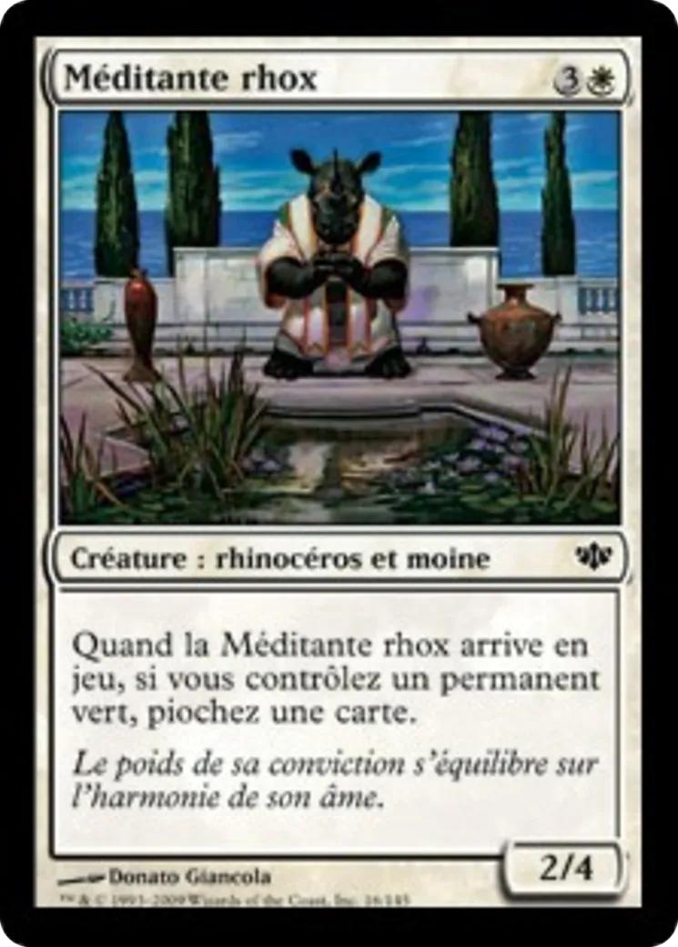 Méditante rhox — Conflux — Magic: The Gathering