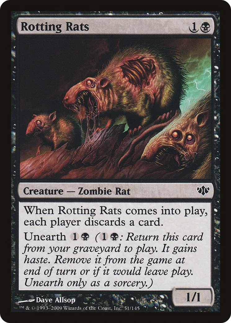 Rotting Rats — Conflux — Magic: The Gathering