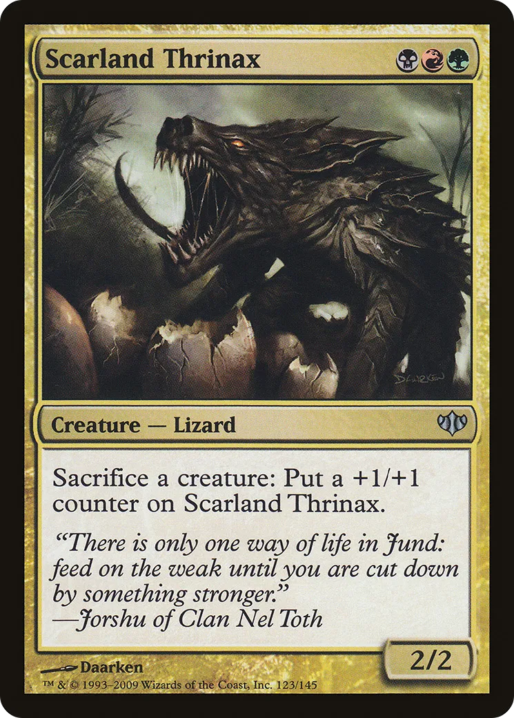 Scarland Thrinax — Conflux — Magic: The Gathering