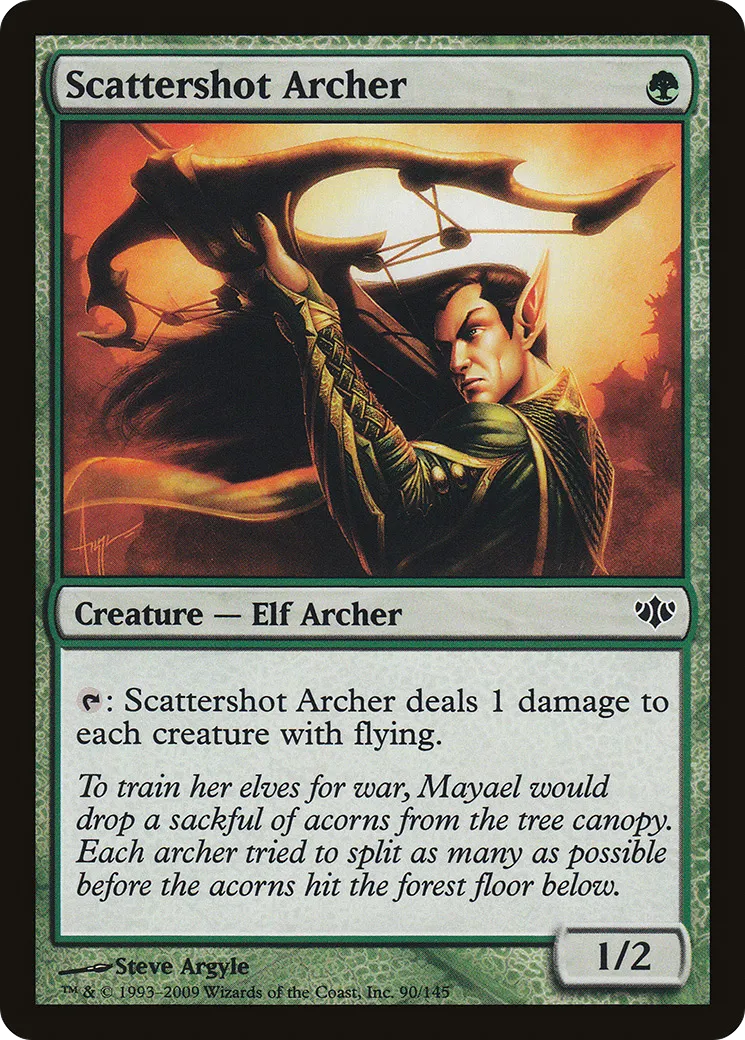 Archer tireur à la volée — Conflux — Magic: The Gathering