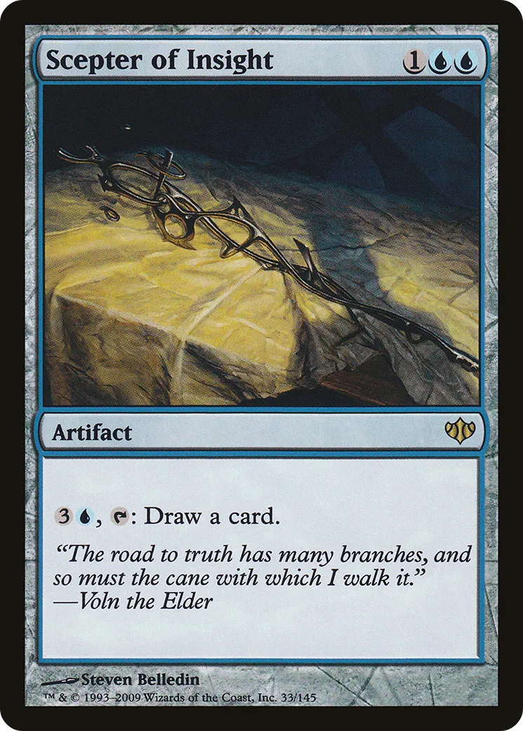 Sceptre de perspicacité — Conflux — Magic: The Gathering