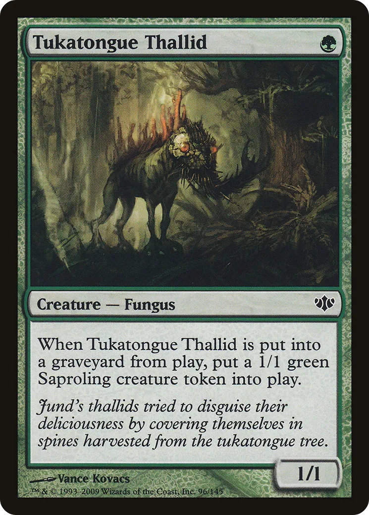 Tukatongue Thallid — Conflux — Magic: The Gathering