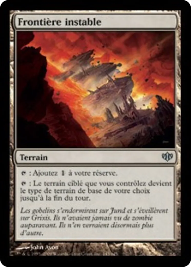 Frontière instable — Conflux — Magic: The Gathering