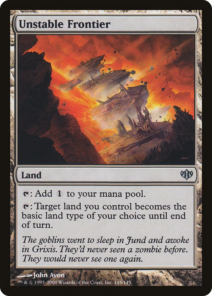 Unstable Frontier — Conflux — Magic: The Gathering