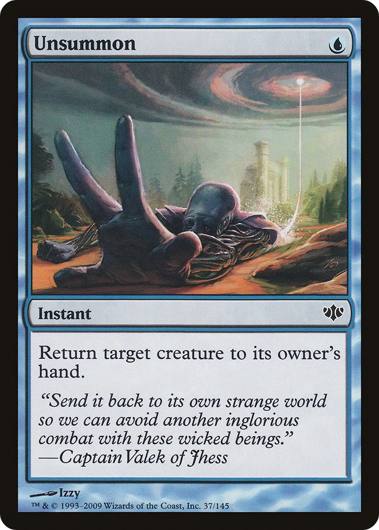 Unsummon — Conflux — Magic: The Gathering