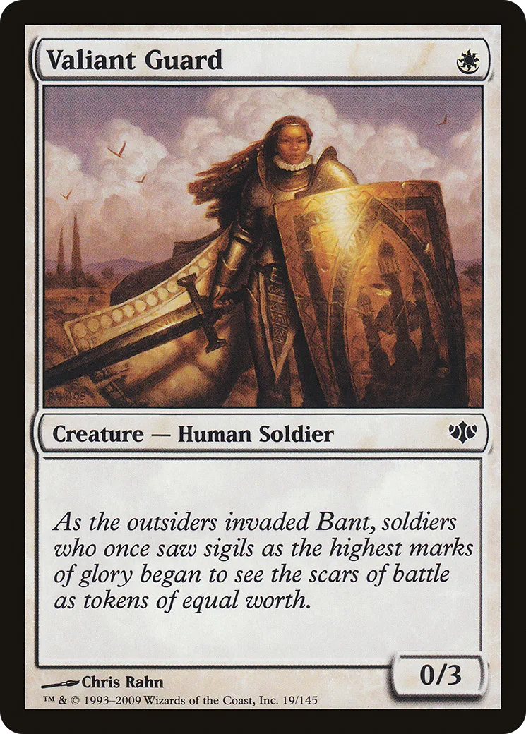 Valiant Guard — Conflux — Magic: The Gathering