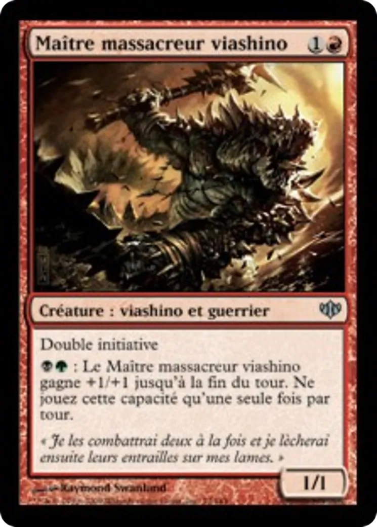 Maître massacreur viashino — Conflux — Magic: The Gathering