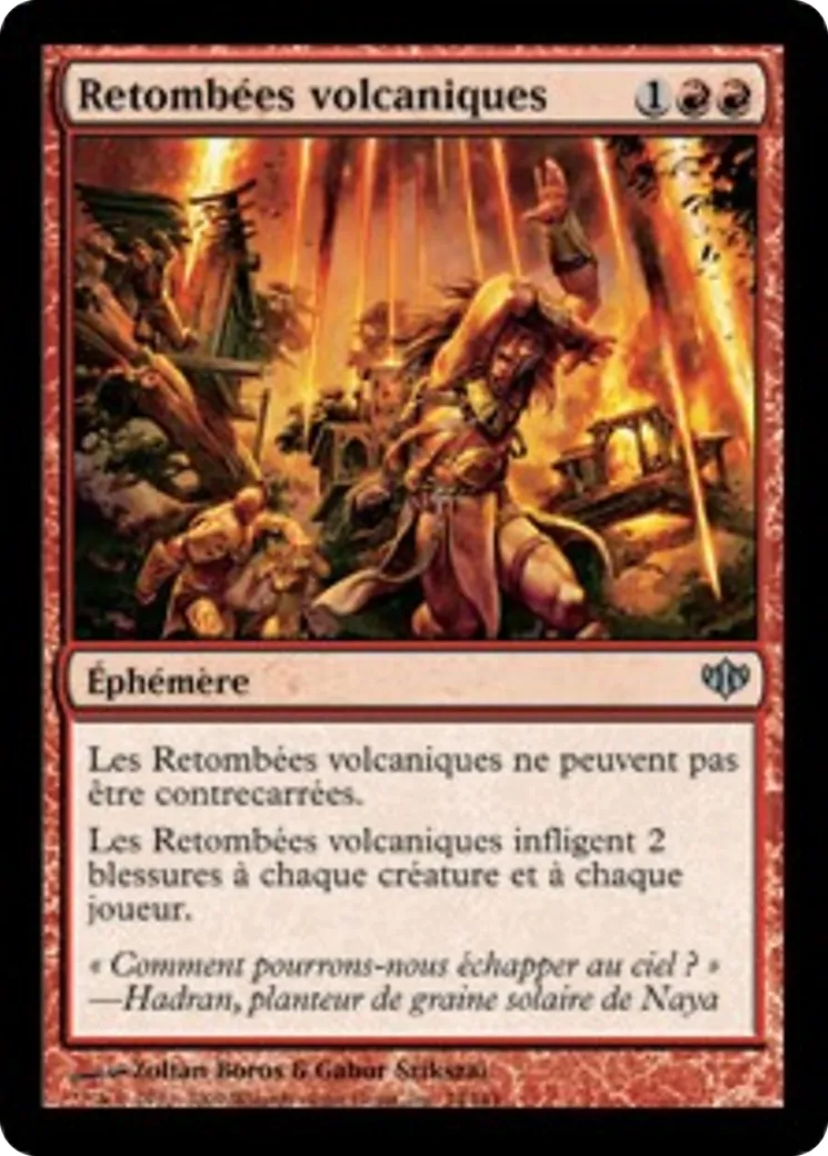 Retombées volcaniques — Conflux — Magic: The Gathering