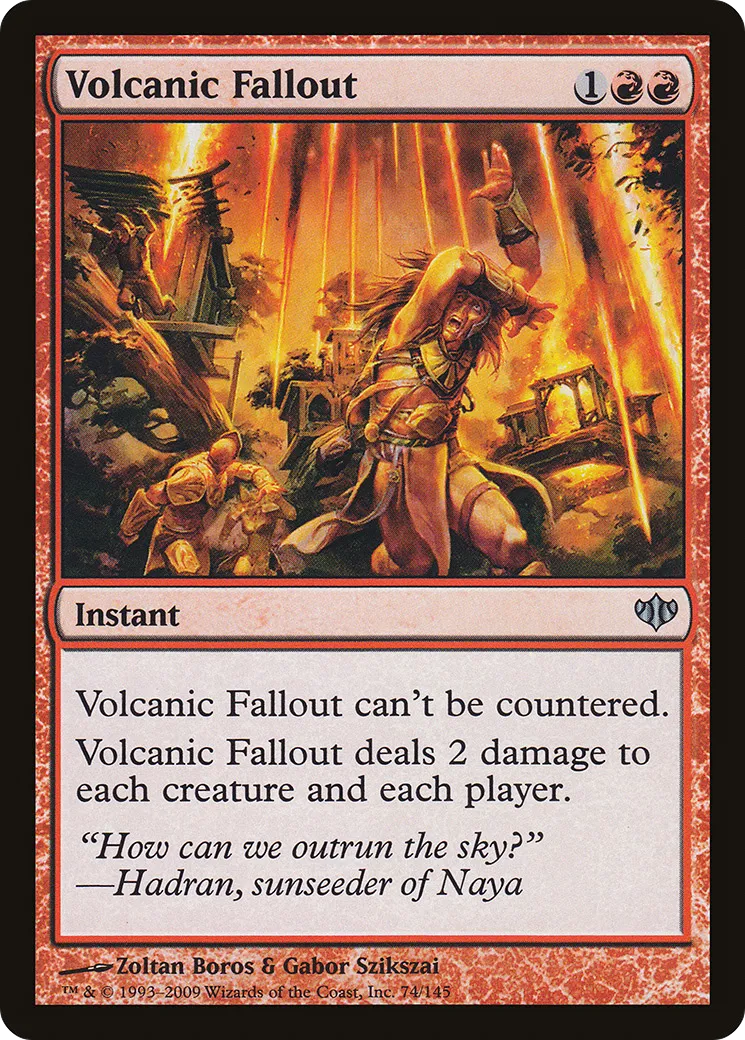 Retombées volcaniques — Conflux — Magic: The Gathering