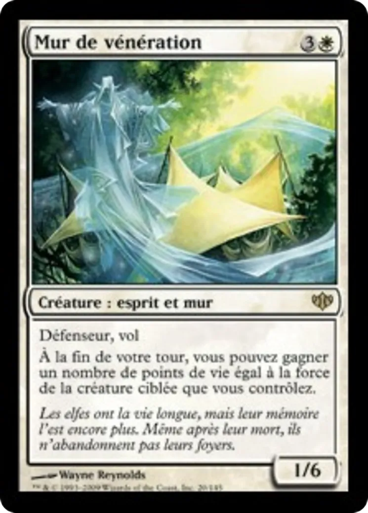 Mur de vénération from Conflux - Magic: The Gathering