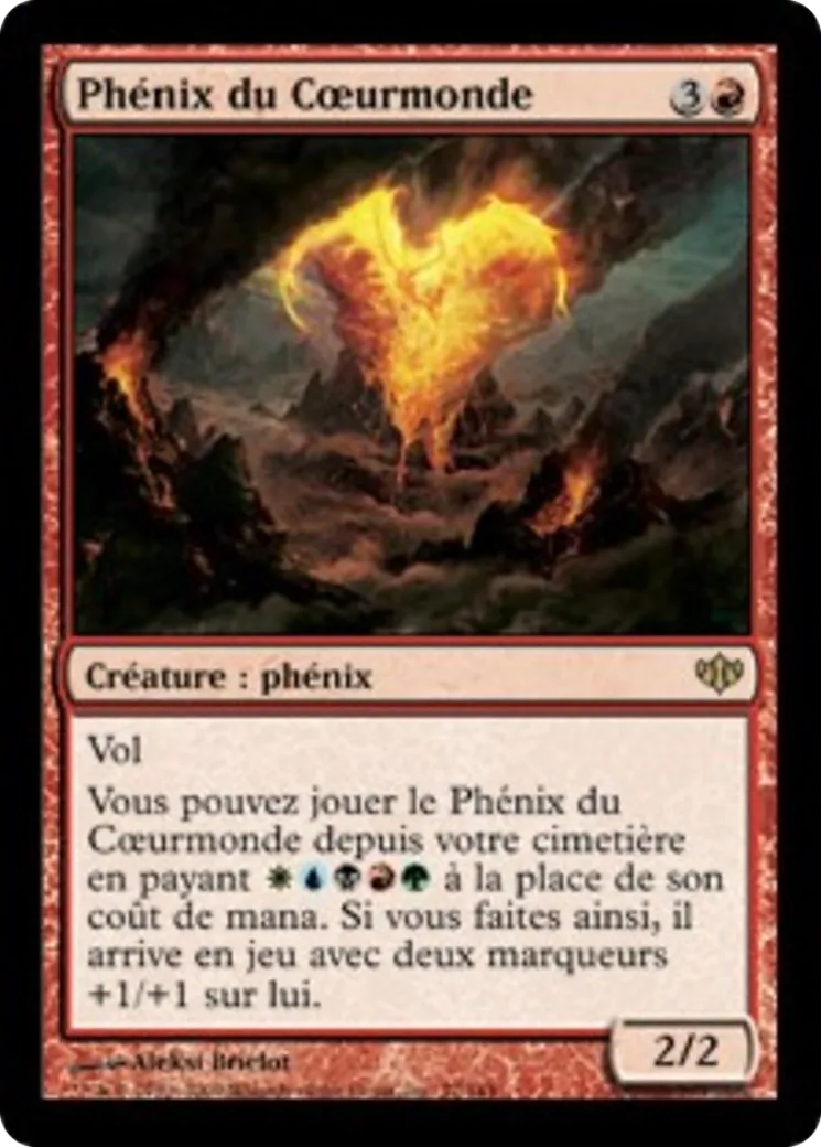 Phénix du Cœurmonde — Conflux — Magic: The Gathering