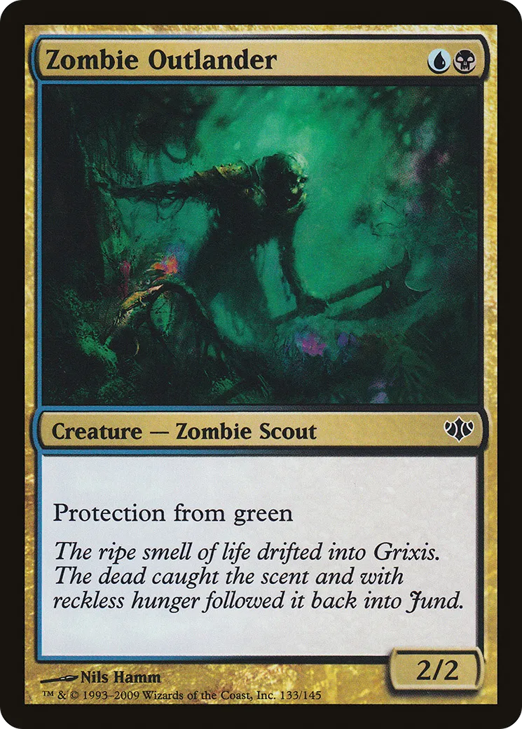Zombie Outlander — Conflux — Magic: The Gathering