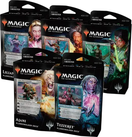 Display de Planeswalker Decks Édition de base 2019 — Core Set 2019 — Magic: The Gathering