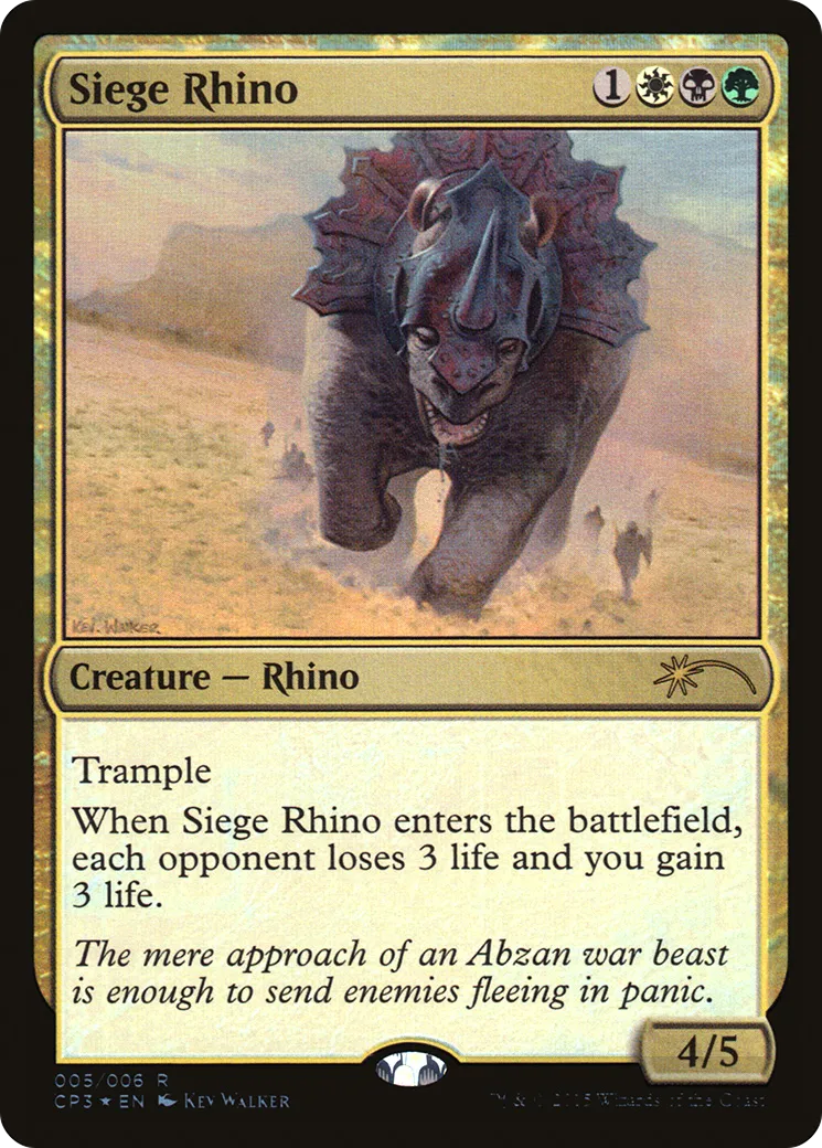Rhinocéros de siège — Magic Origins Clash Pack — Magic: The Gathering