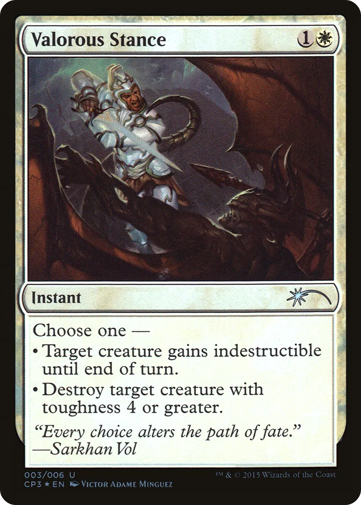 Valorous Stance — Magic Origins Clash Pack — Magic: The Gathering