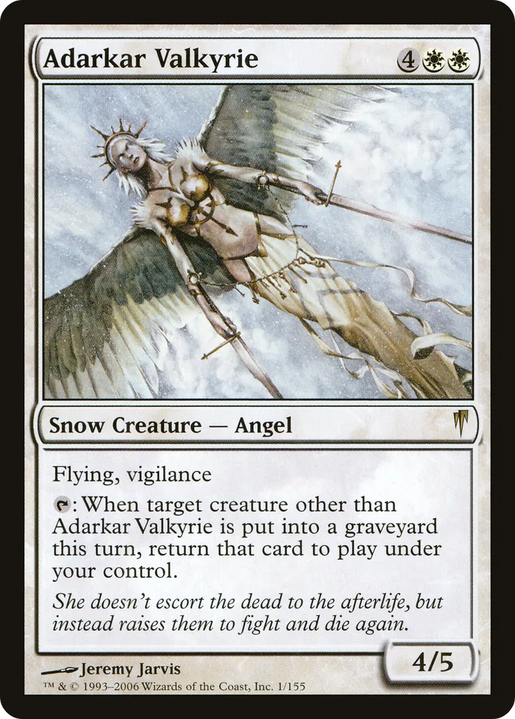 Adarkar Valkyrie — Coldsnap — Magic: The Gathering