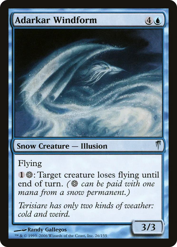 Adarkar Windform — Coldsnap — Magic: The Gathering